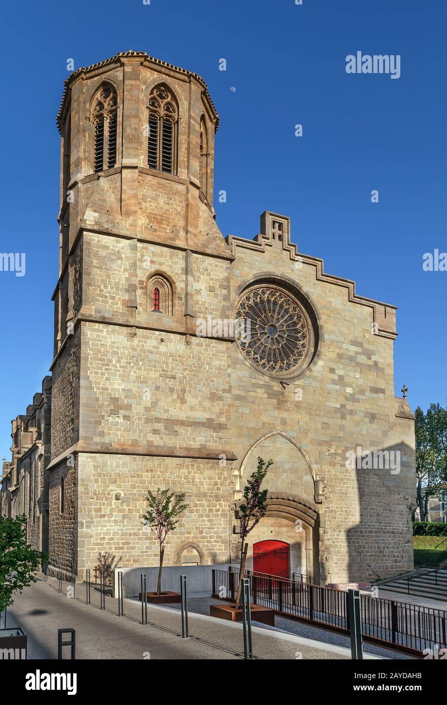 Carcassonne Cathedral, France Stock Photo Alamy