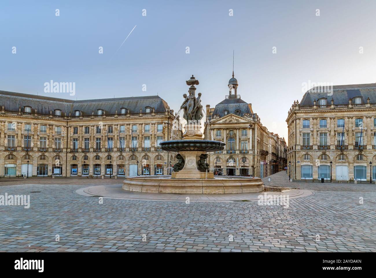 Place de la Bourse, Bordeaux, France Stock Photo