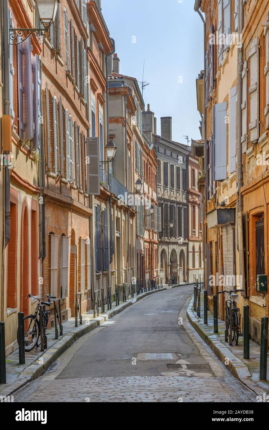 Street in Toulouse, France Stock Photo