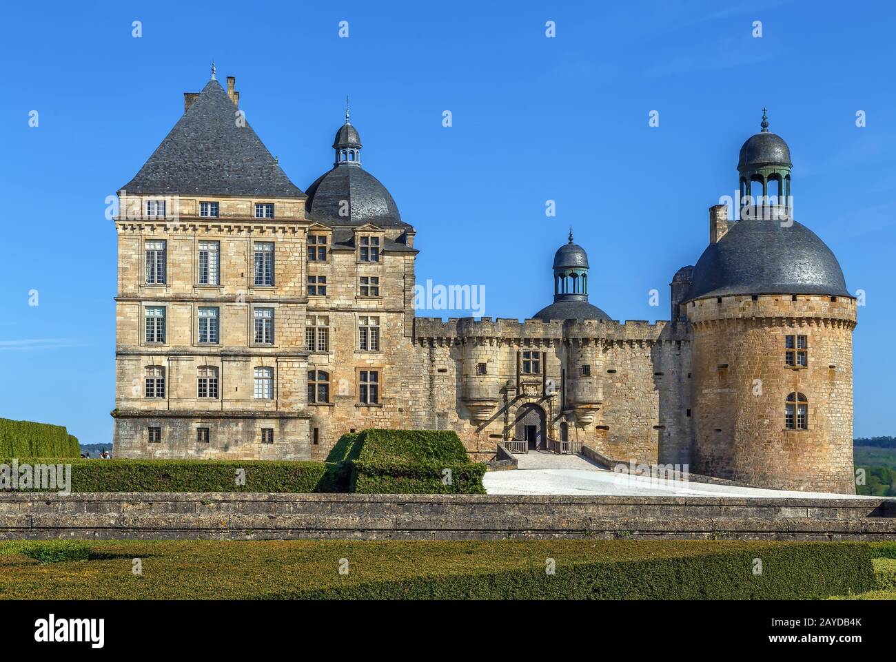 Chateau de Hautefort, France Stock Photo