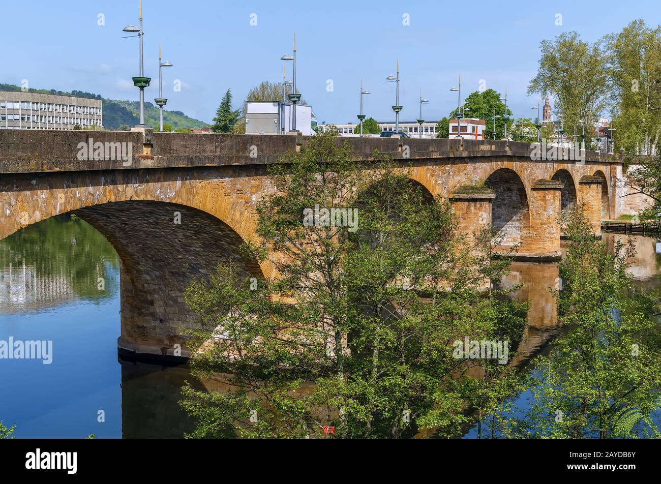 Pont Louis Philippe, Cahors, France Stock Photo