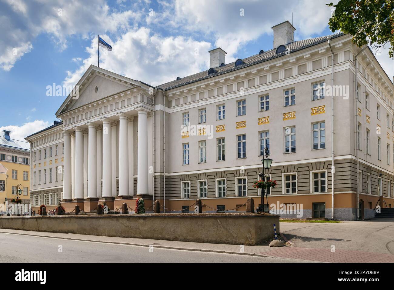 University of tartu main building estonia stock photo alamy