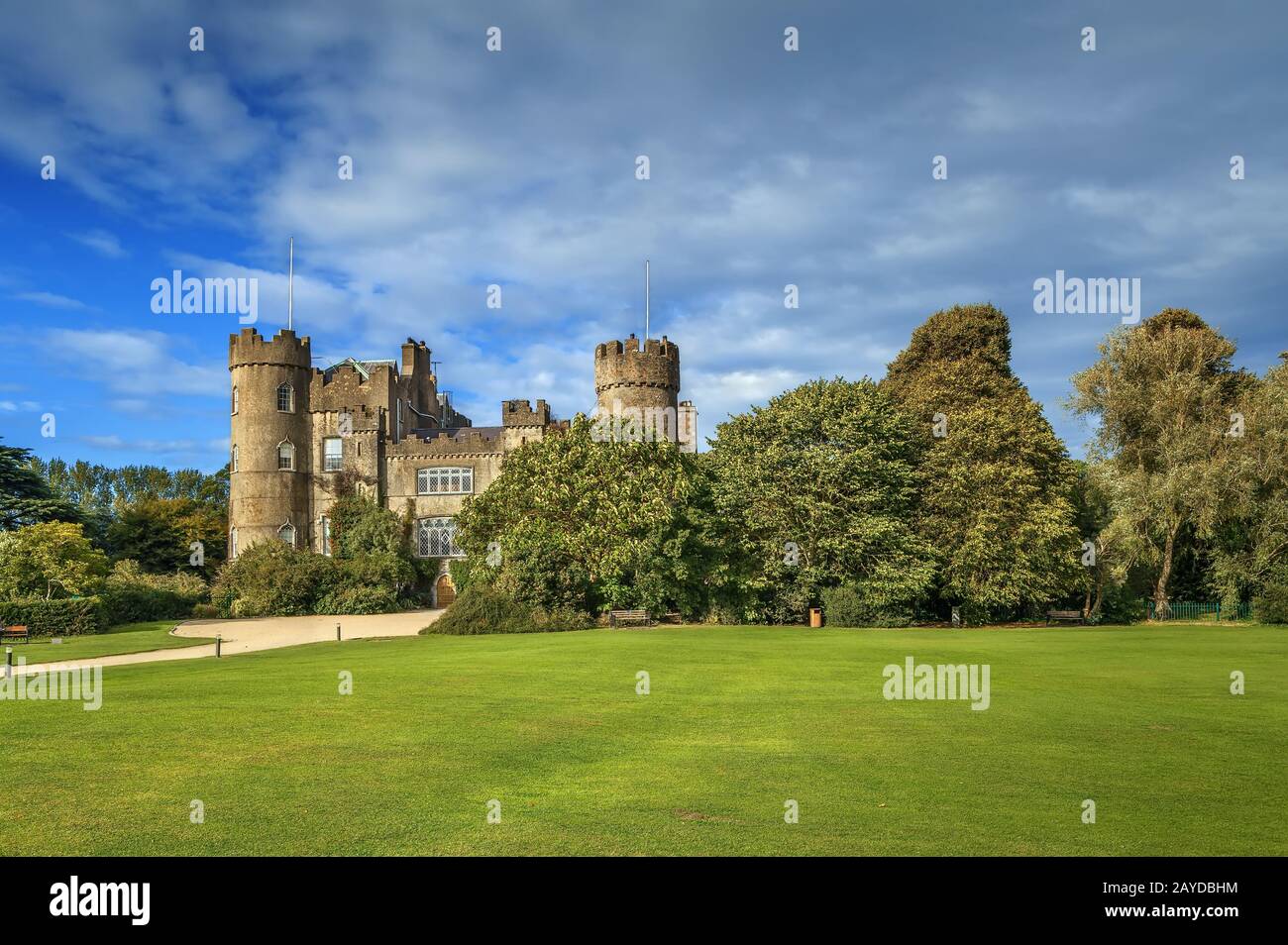 Malahide Castle, Ireland Stock Photo