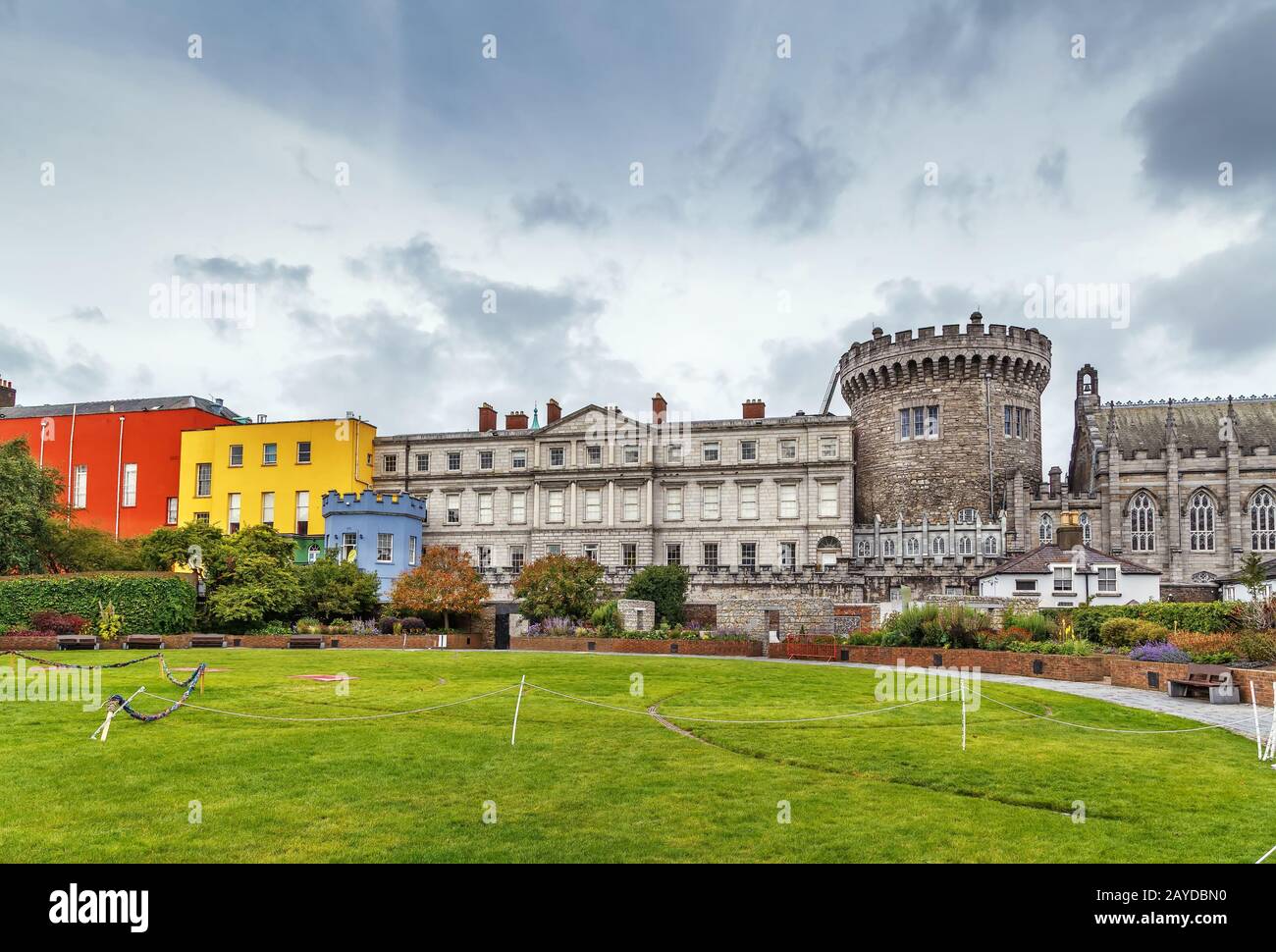 Dublin castle, Ireland Stock Photo