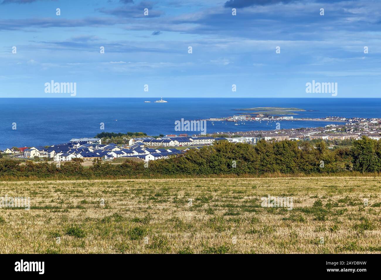 View of Skerries village, Ireland Stock Photo Alamy