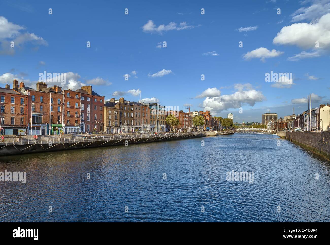 Liffey river in Dublin, Ireland Stock Photo Alamy