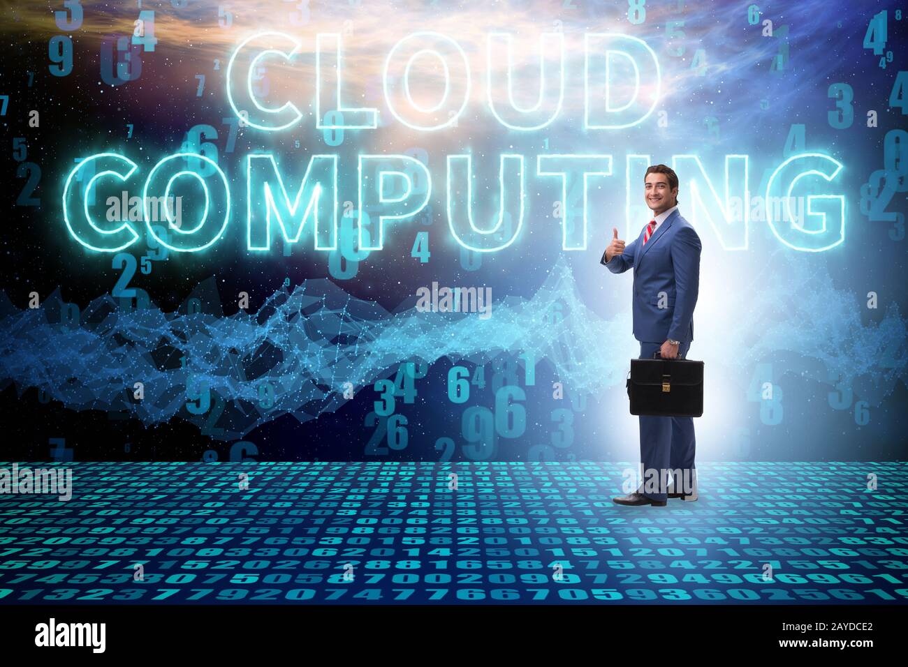 Concept of cloud edge and fog computing Stock Photo - Alamy