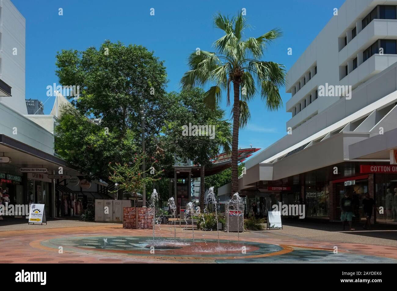 The Smith Street Mall in Darwin City, capital of the Northern Territory