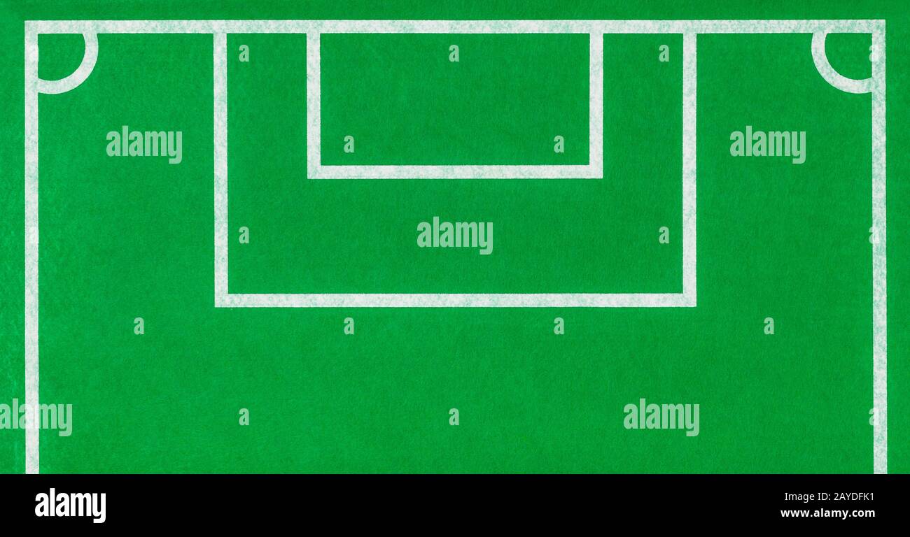 Toy football field Stock Photo Alamy