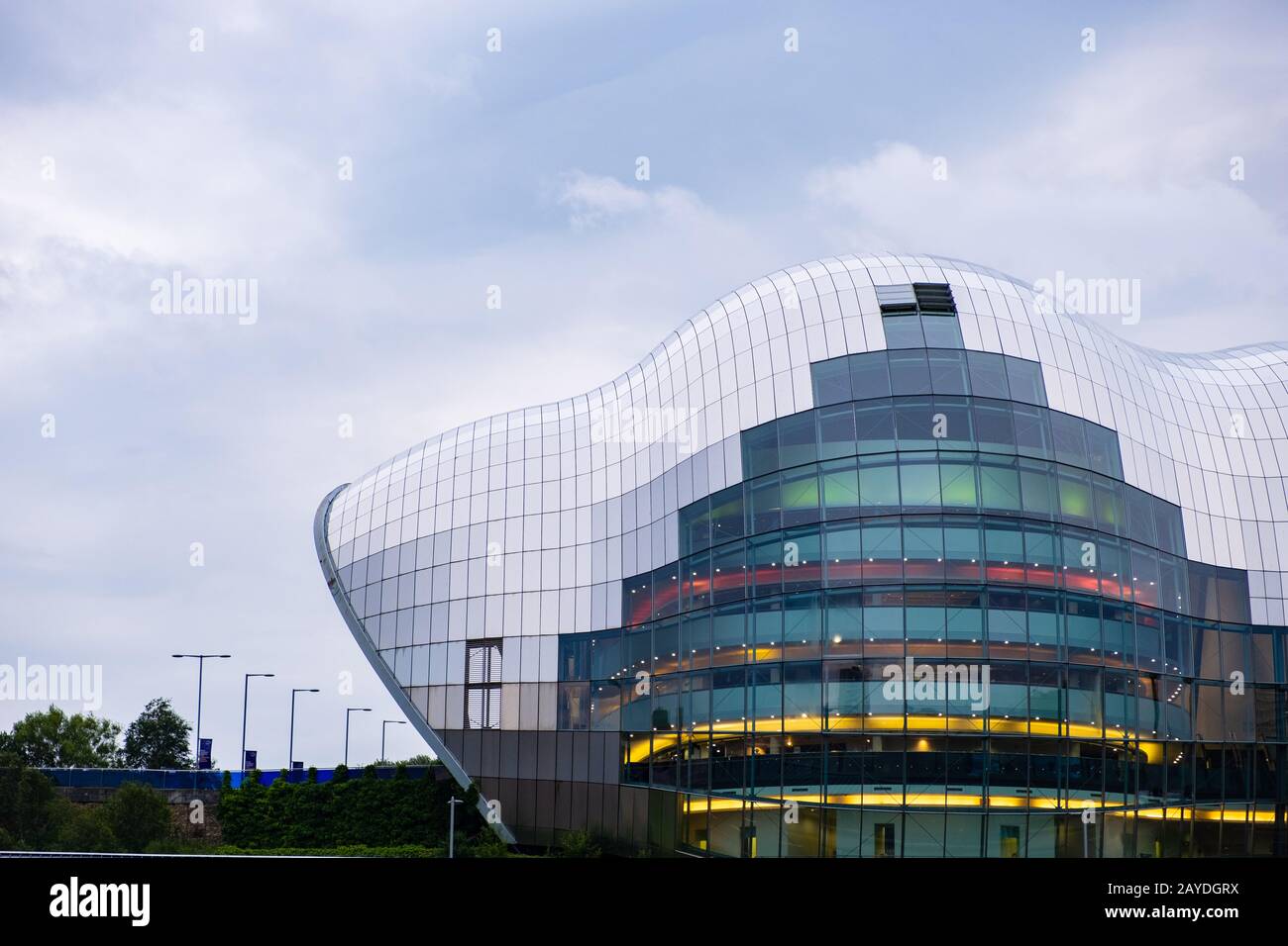 Sage Gateshead, a concert venue for Gateshead and Newcastle area, on the south bank of the River Tyne Stock Photo