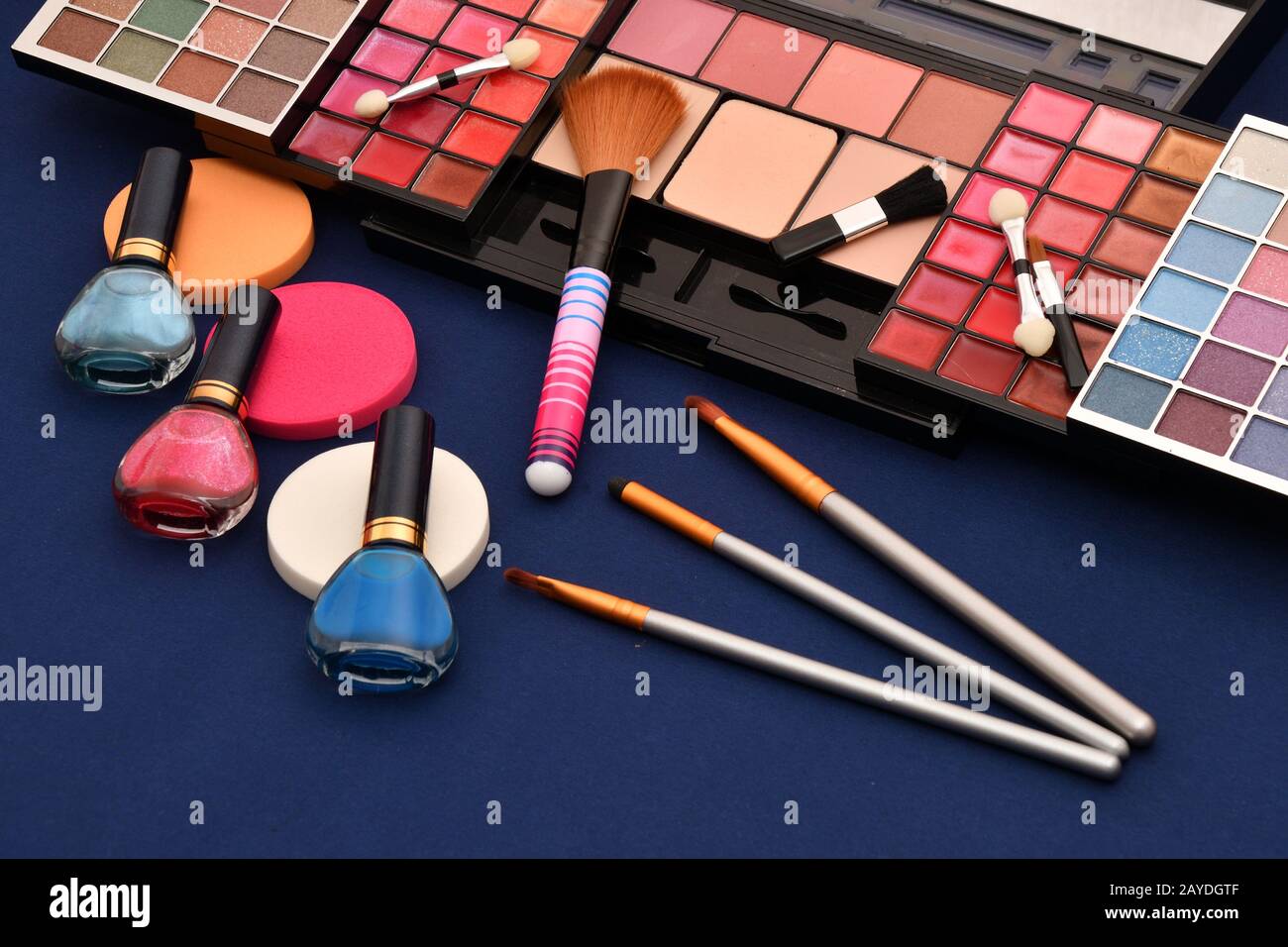 Cosmetics for giving freshness and beauty of women Stock Photo