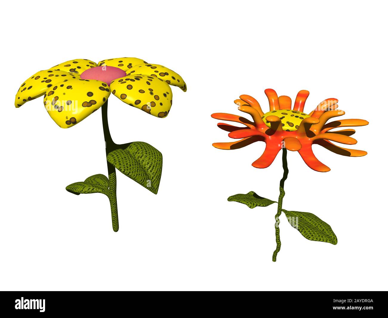 Cartoon flowers hi-res stock photography and images - Alamy