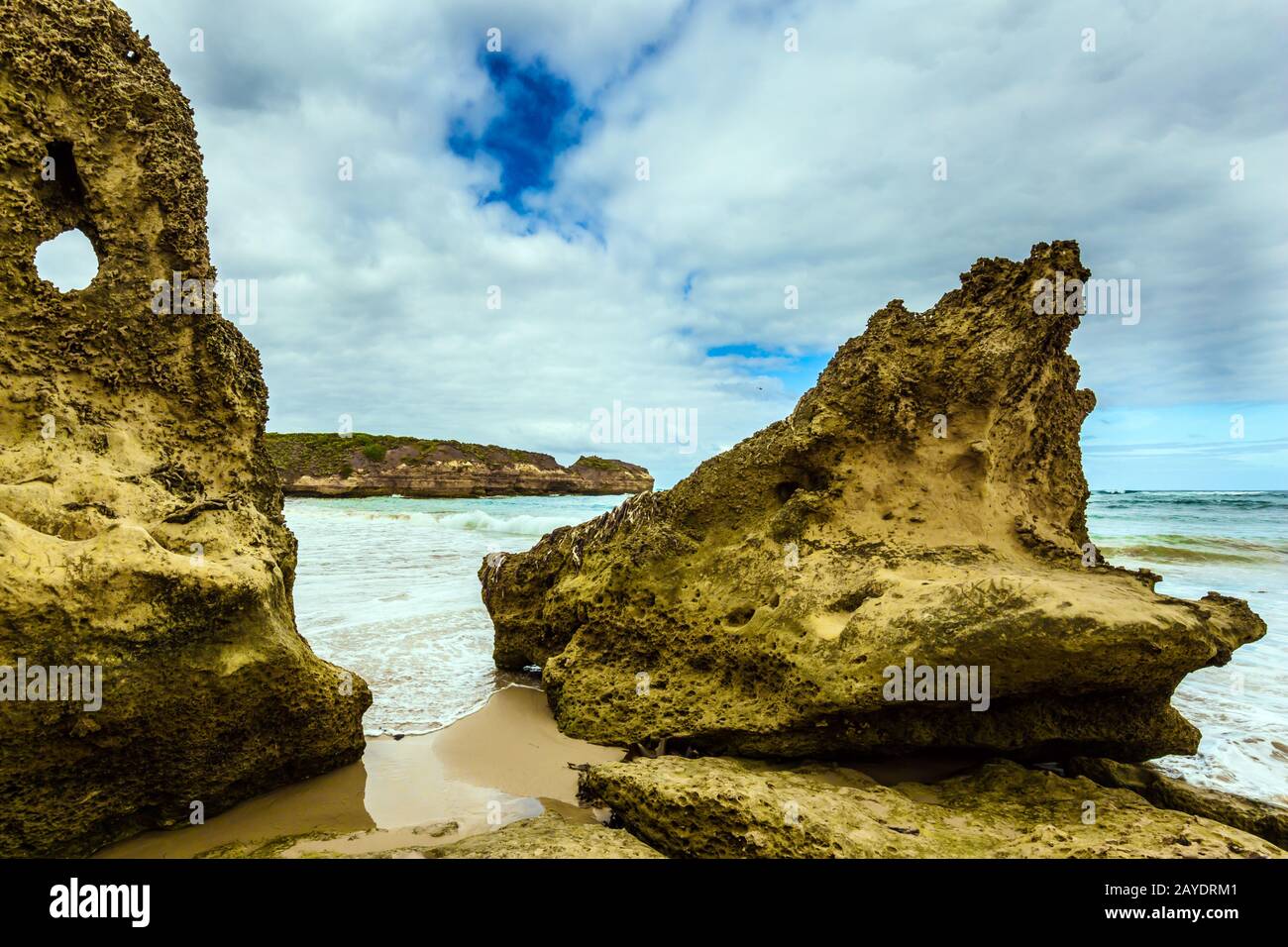 Coastal cliffs Stock Photo