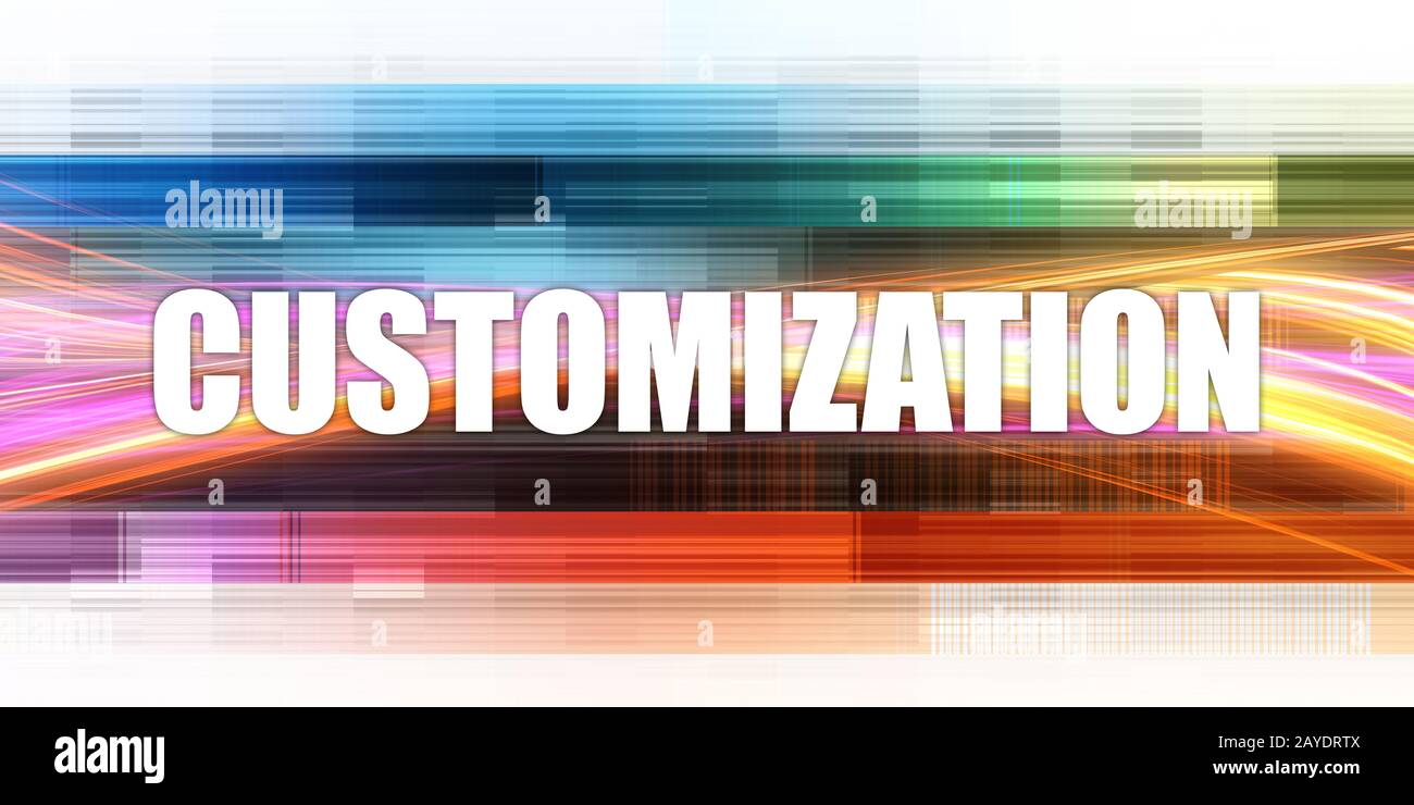 Customization Corporate Concept Stock Photo