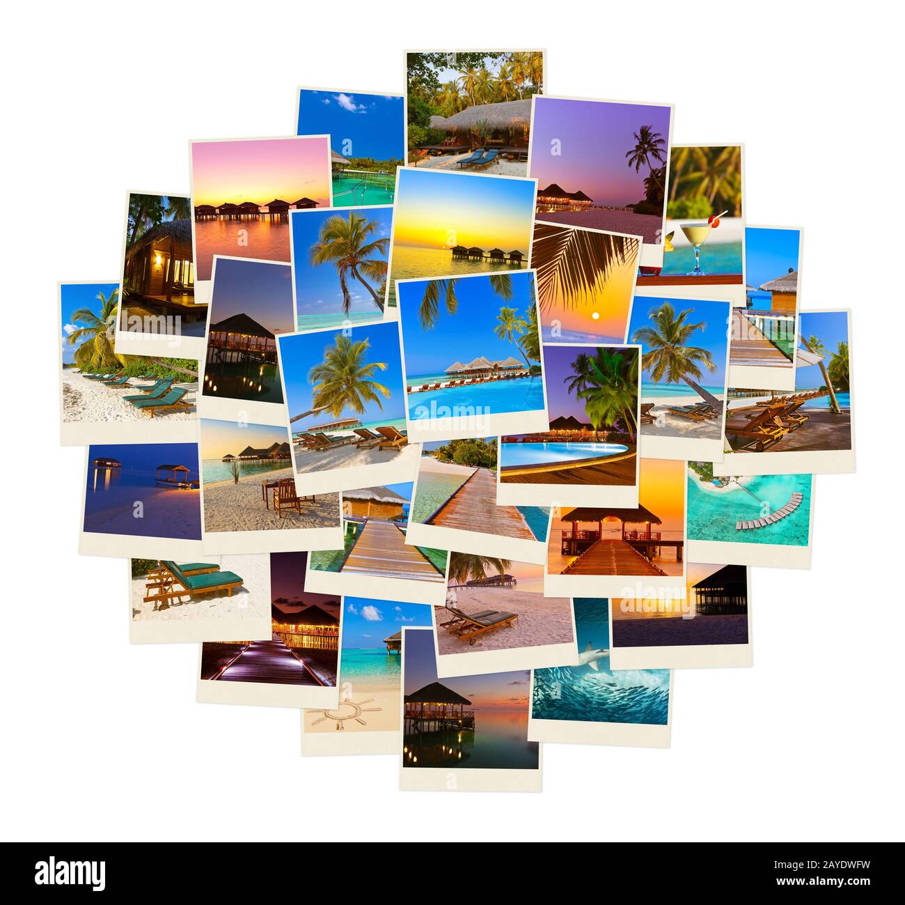 The maldives and beach Cut Out Stock Images & Pictures - Alamy