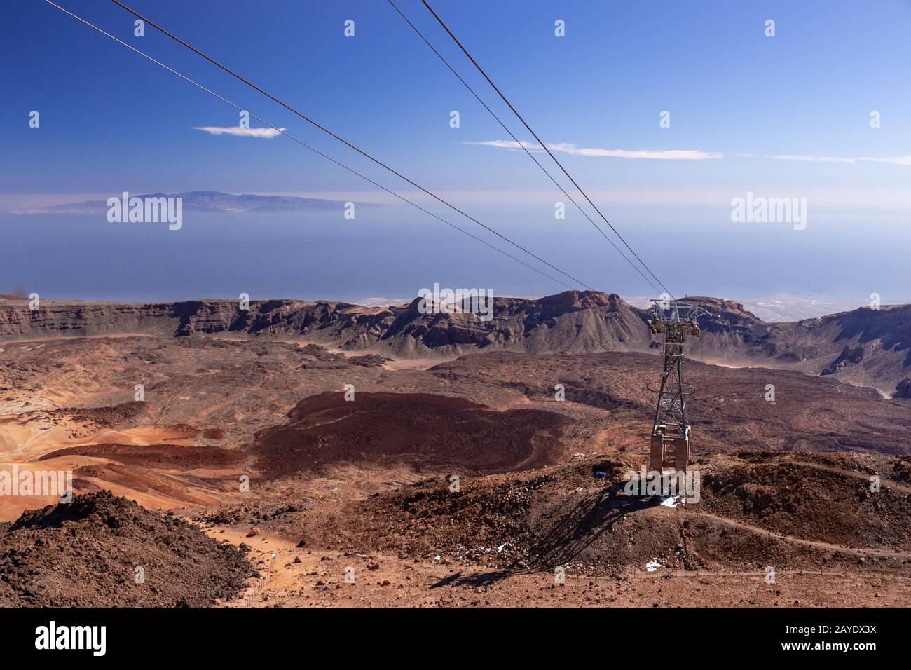 La Gomera and Teide National Park, Tenerife, Canary Islands Stock Photo