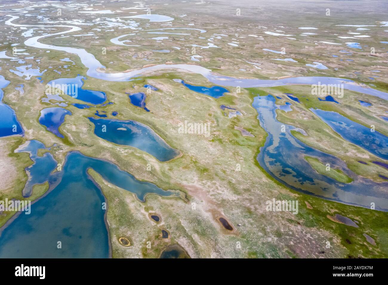 water sources conservation region and plateau wetlands Stock Photo