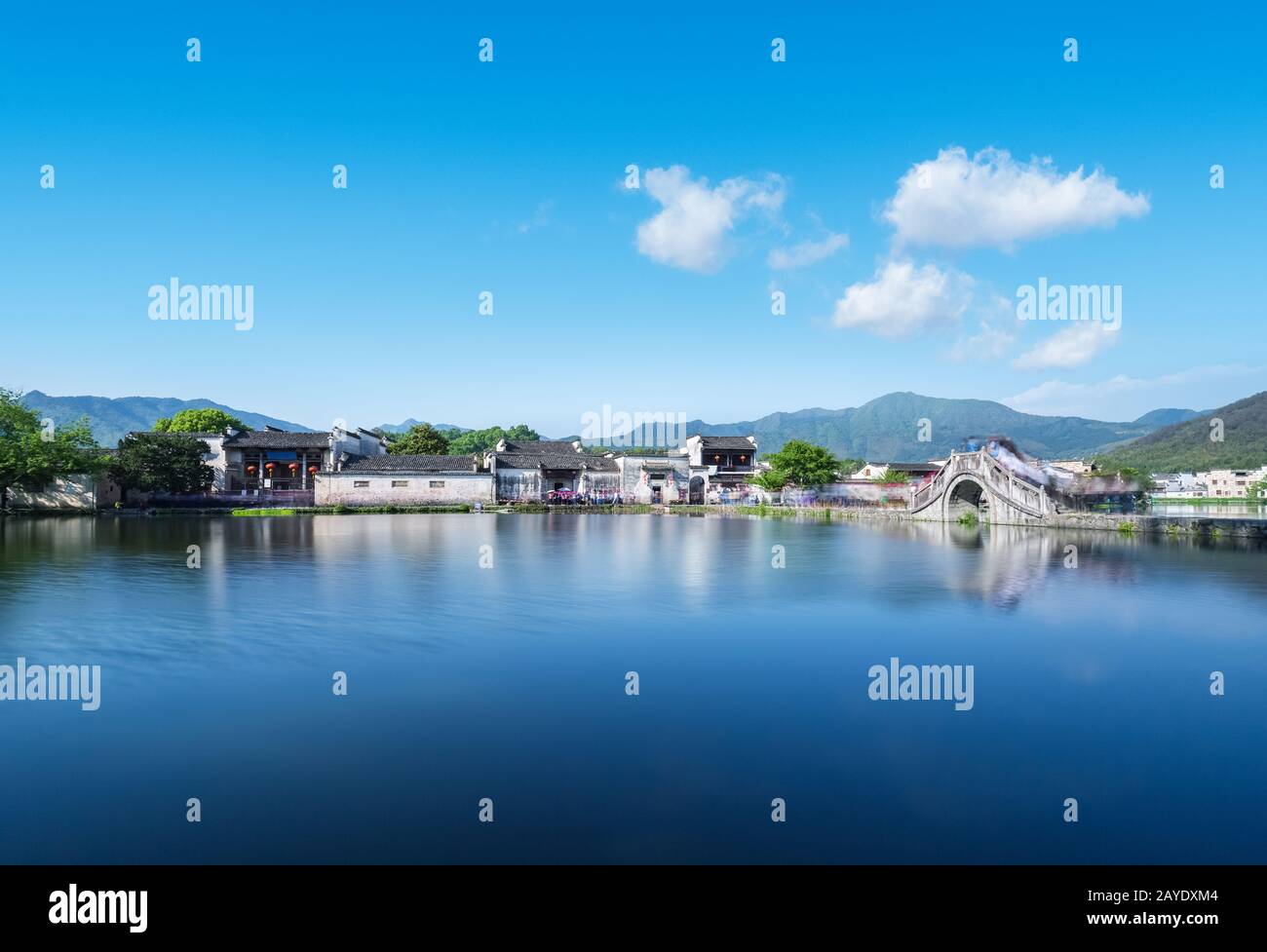 picturesque anhui hong village Stock Photo