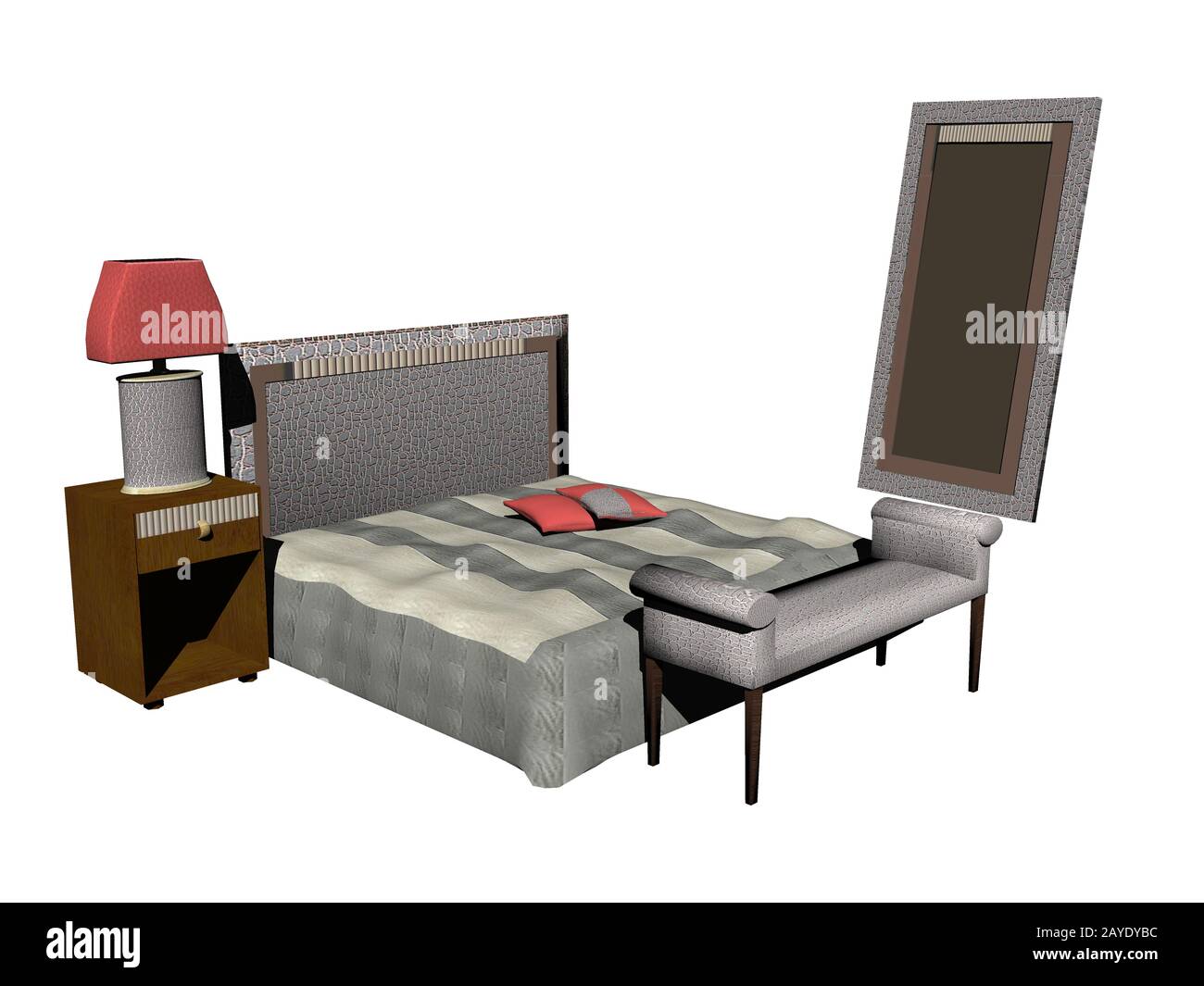 Bedside bed Cut Out Stock Images & Pictures - Alamy