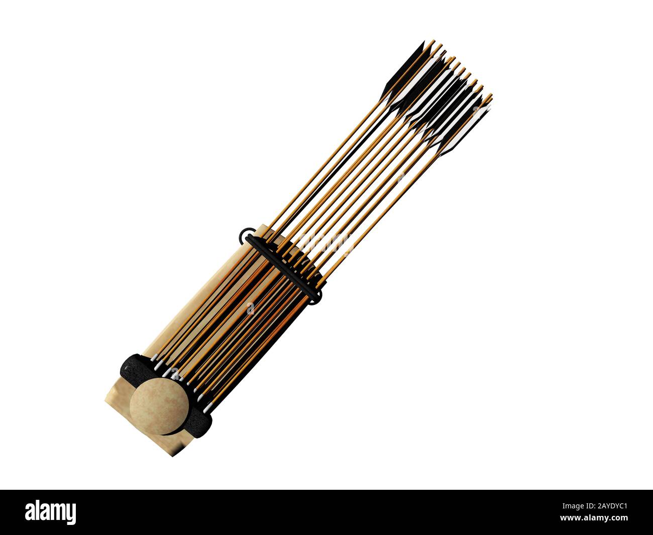Quiver with arrows Stock Photo Alamy