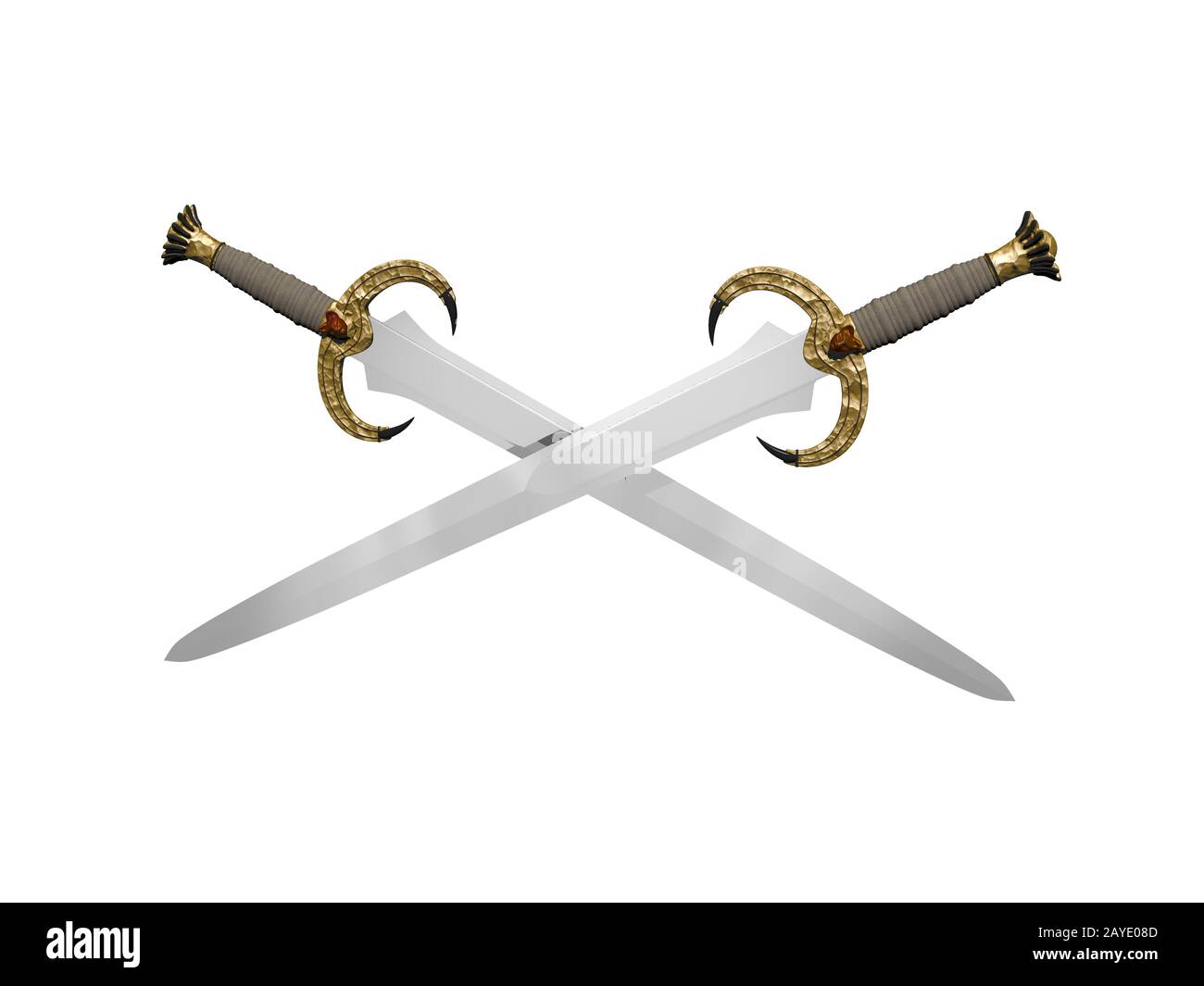 Swords Crossed, represent an insignia or a noble house or to represent  going into war., vintage line drawing or engraving illustration Stock  Vector Image & Art - Alamy