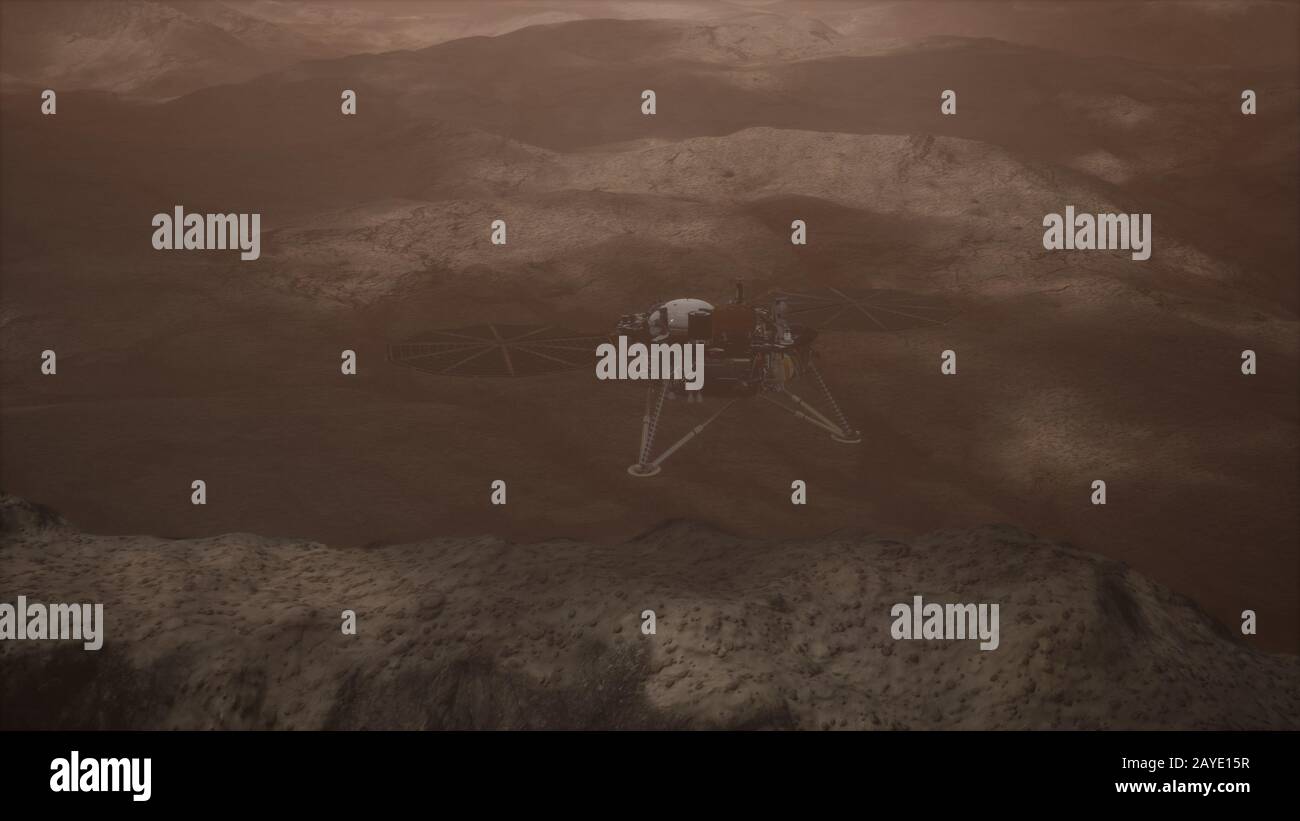 Mars insight rover hi-res stock photography and images - Alamy