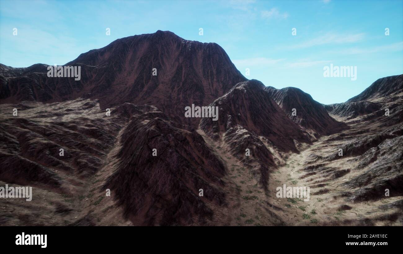 Mountain Landscape in High Altitude Stock Photo - Alamy