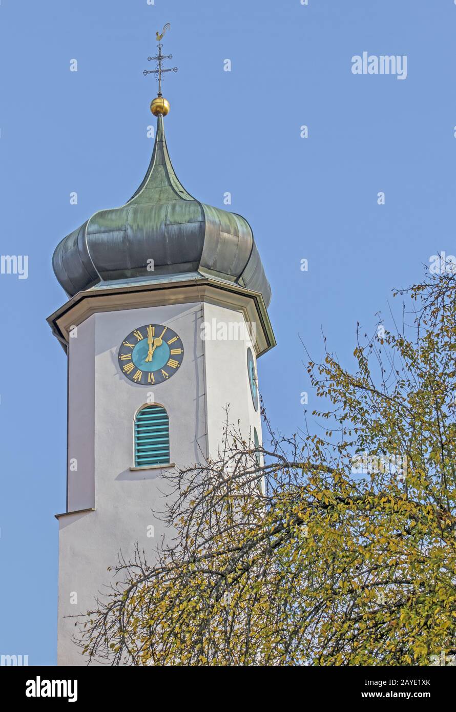St. Gallus Möggingen,a part of town from Radolfzell at the Lake Constance Stock Photo