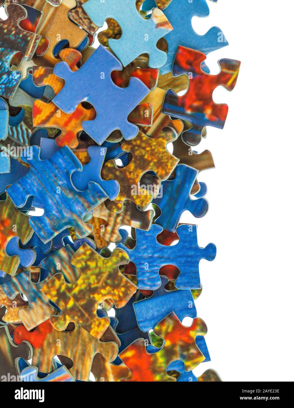 Pieces of puzzle Stock Photo