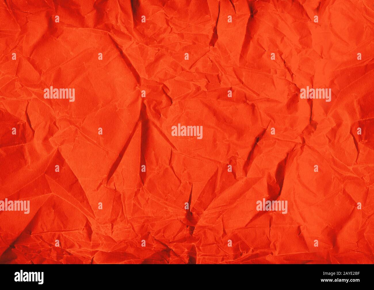 red crumpled paper texture background Stock Photo