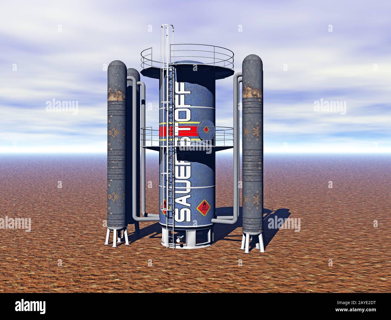 Oxygen tank station hi-res stock photography and images - Alamy