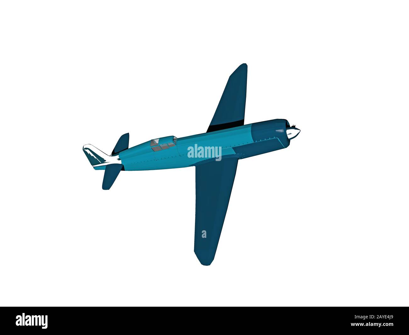 Cartoon airplane flying Cut Out Stock Images & Pictures - Alamy