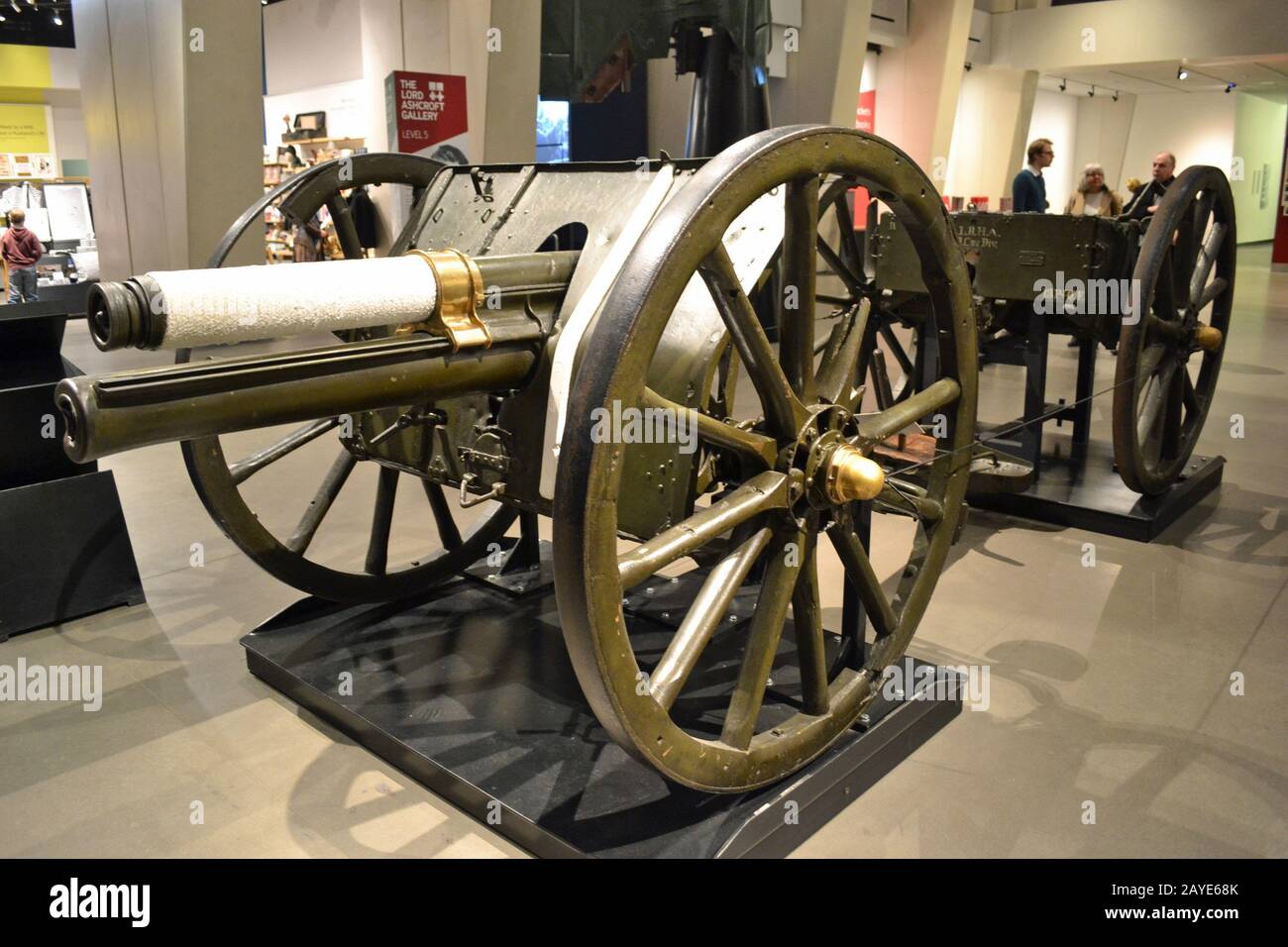 80 cm Gun Shell, Inside the Imperial War Museum in London, …