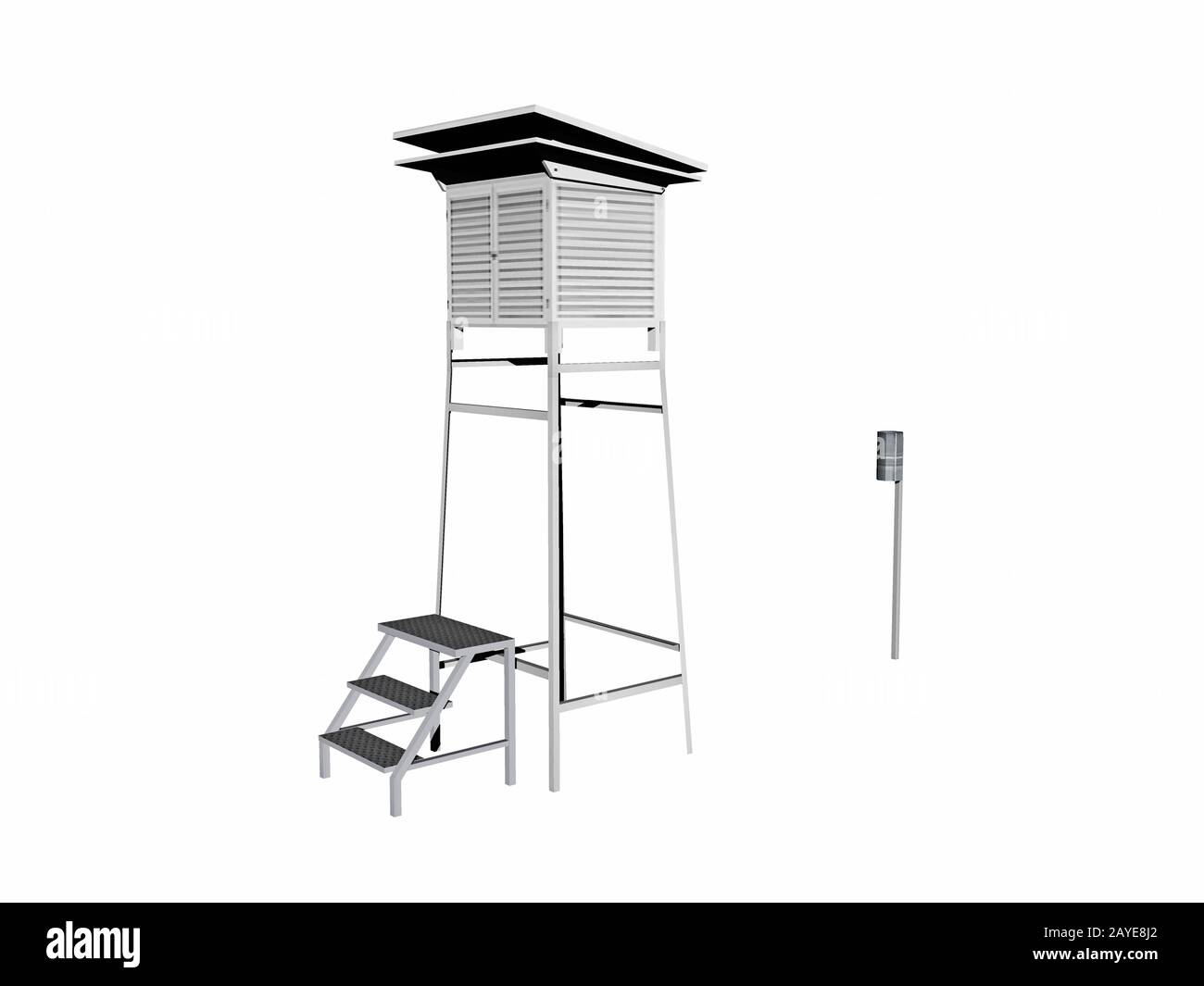 Weather station at the airport Stock Photo Alamy