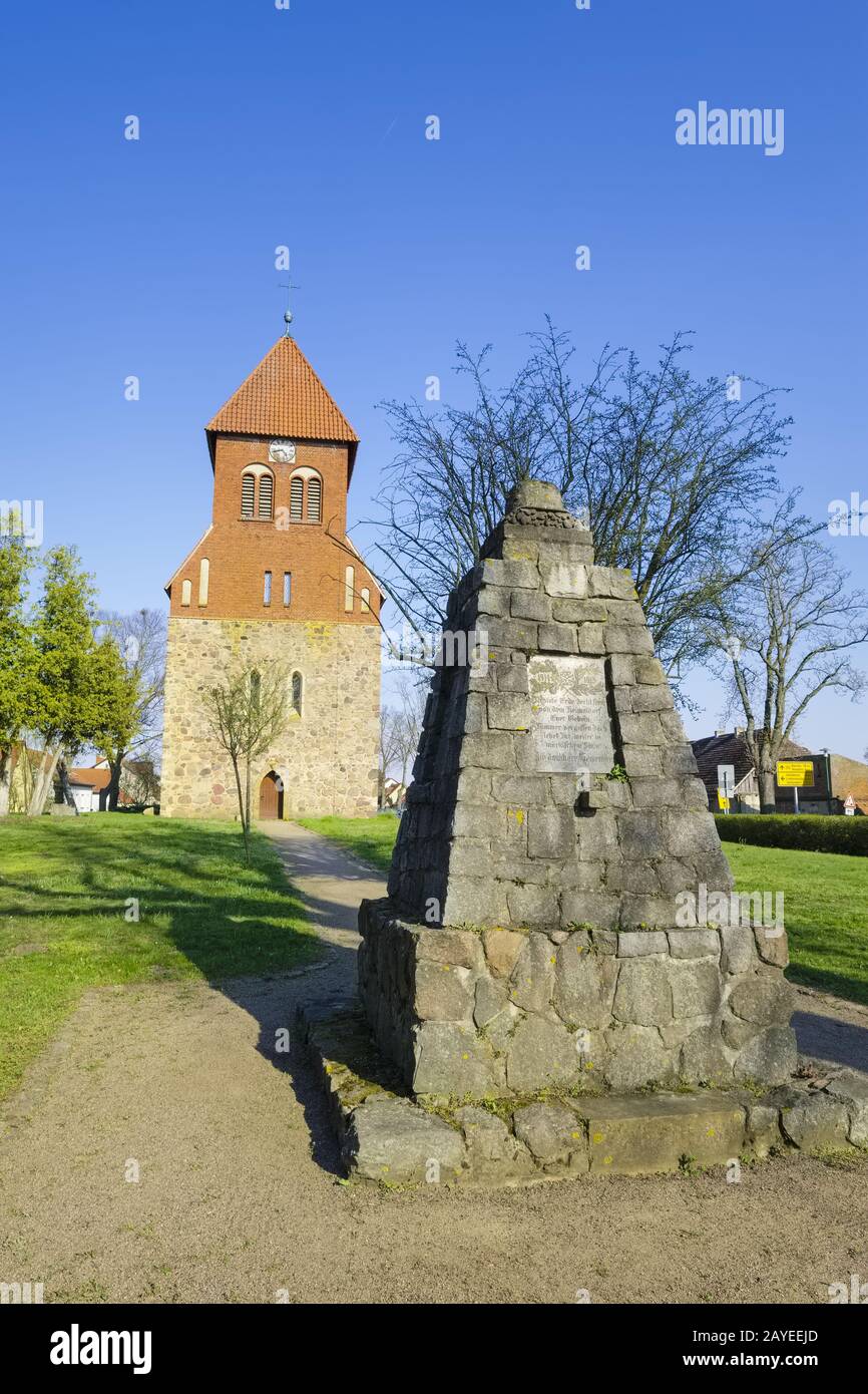 Church Wensickendorf, Brandenburg, Germany Stock Photo