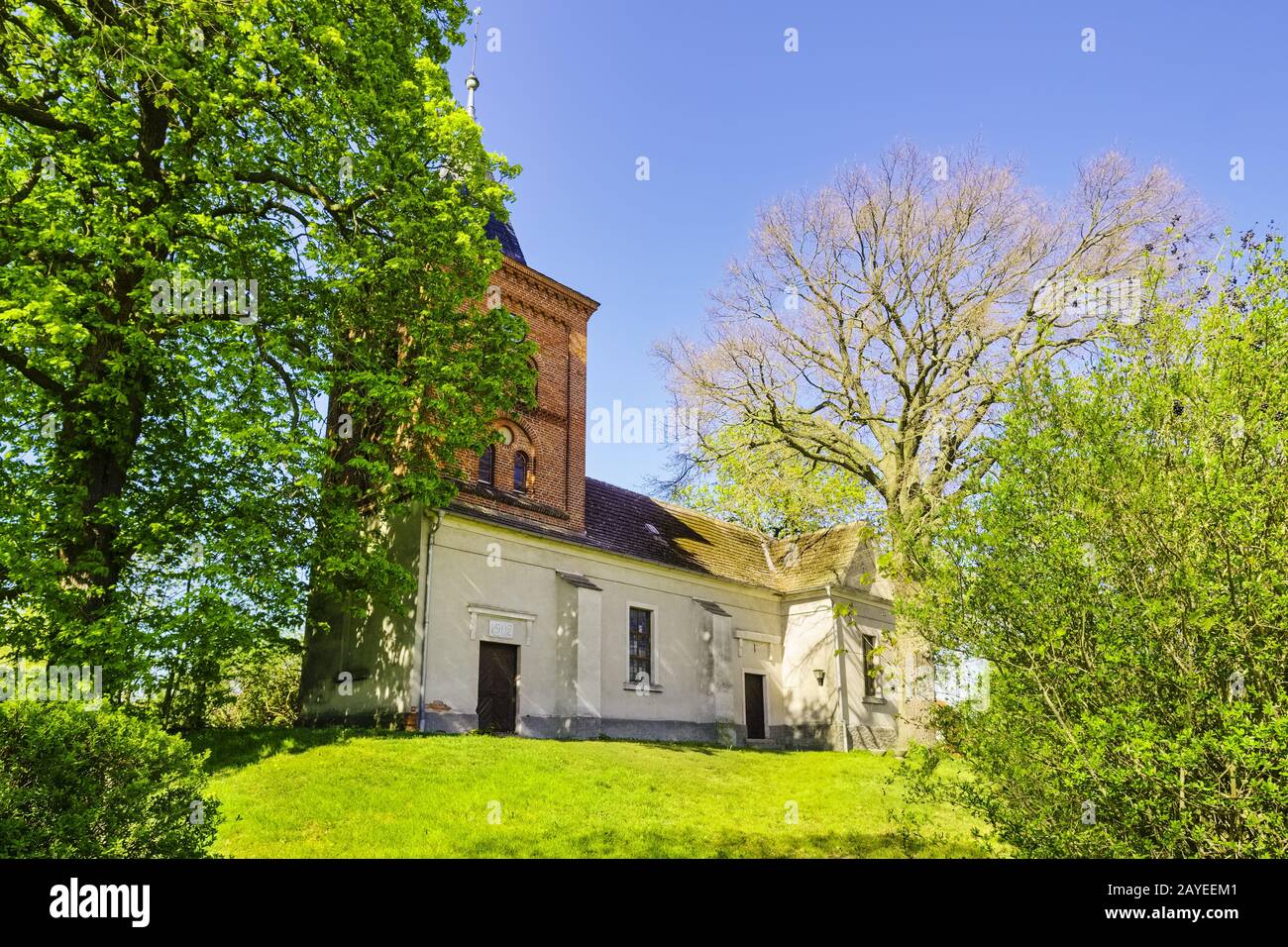 Church Damme, Nennhausen, Brandenburg, Germany Stock Photo