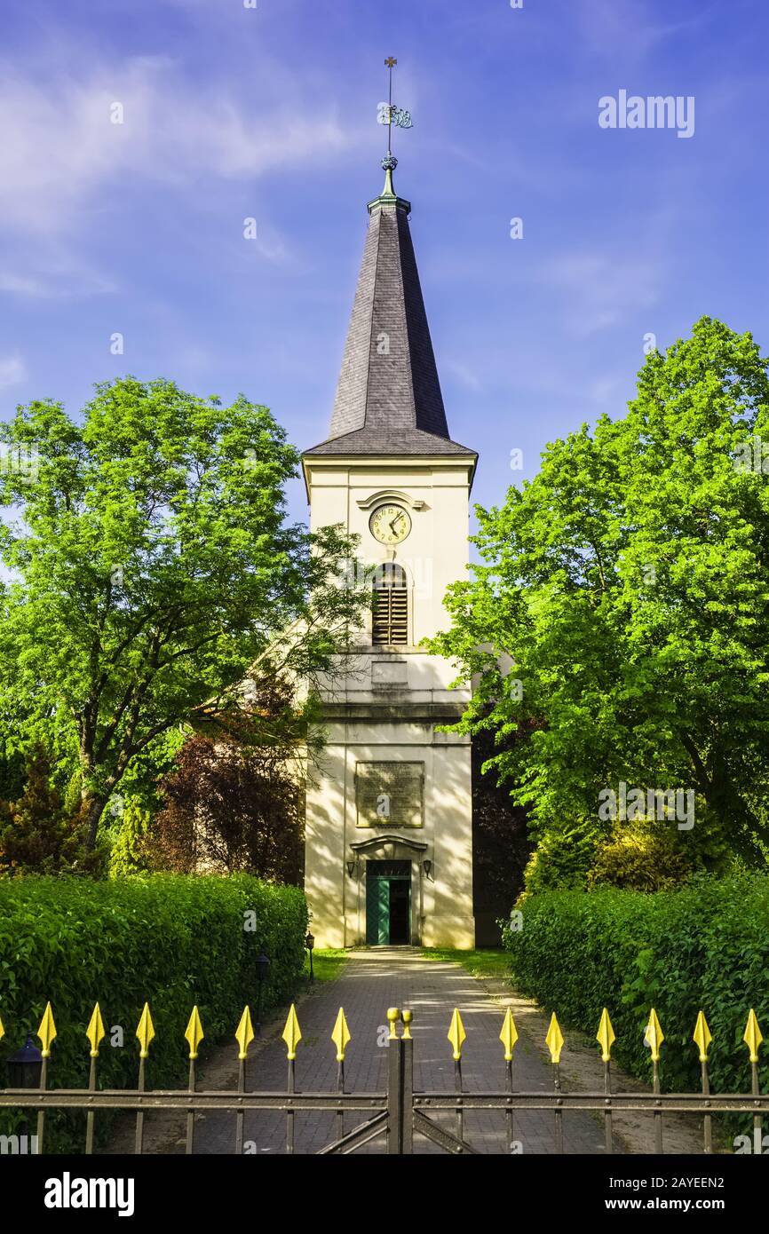 Church Koenigshorst, Fehrbellin, Brandenburg, Germany Stock Photo