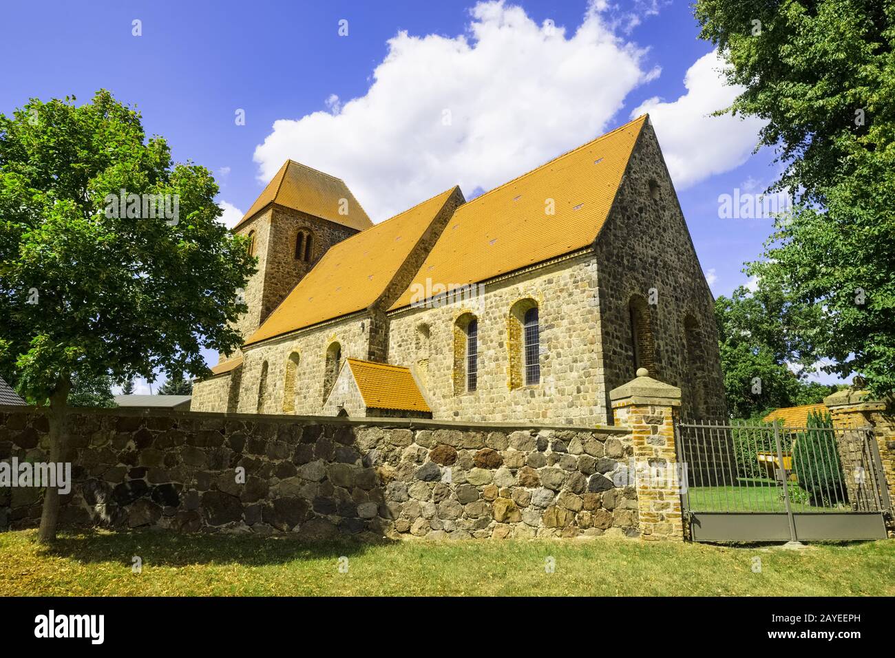 Church Heckelberg, Brandenburg, Germany Stock Photo