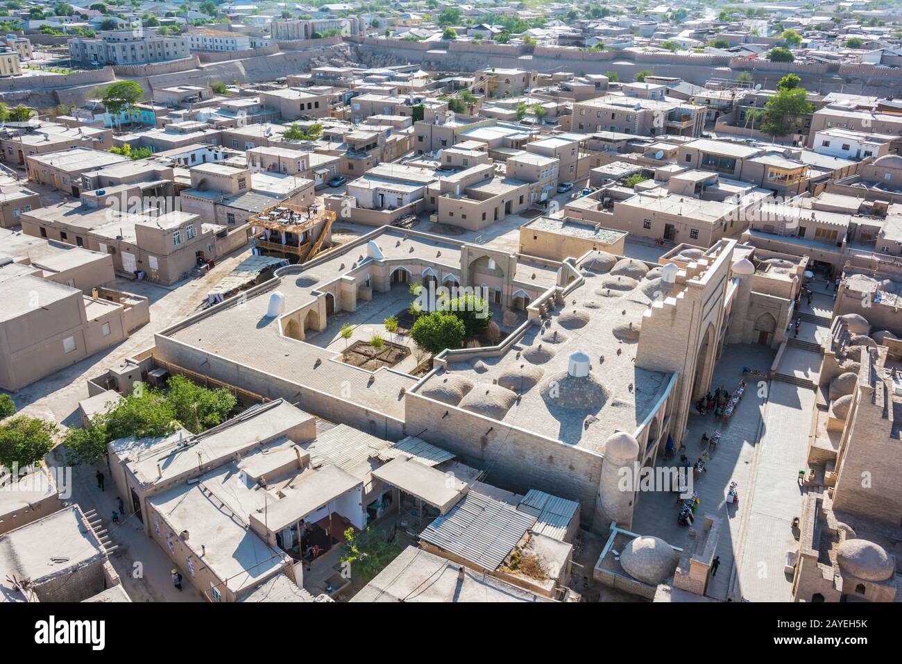 Historic architecture of Itchan Kala Stock Photo Alamy