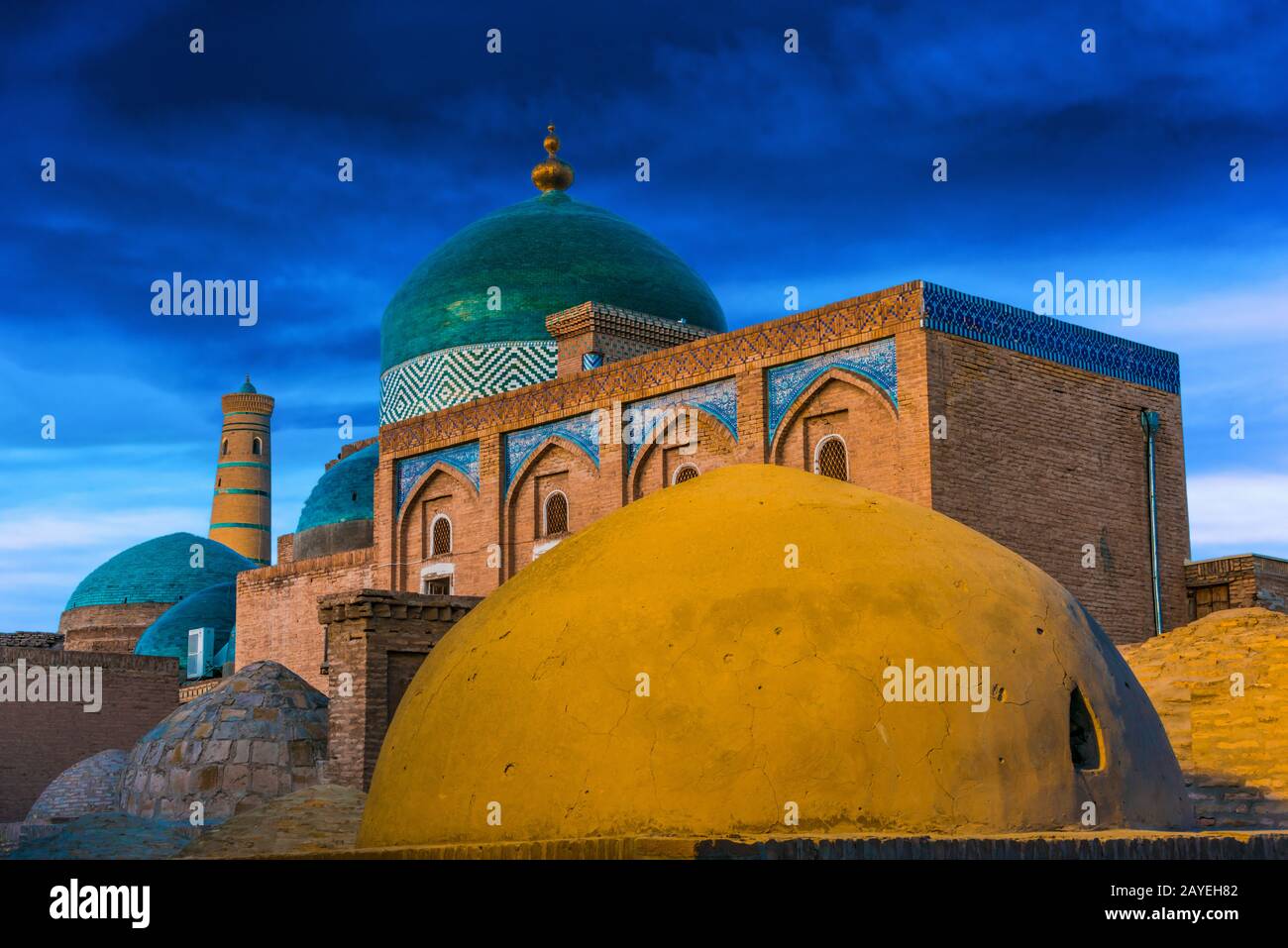 Historic architecture of Itchan Kala Stock Photo Alamy