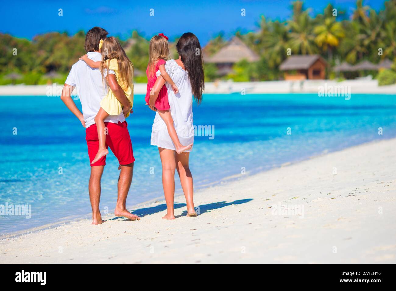 Happy family vacation hotel hi-res stock photography and images - Alamy