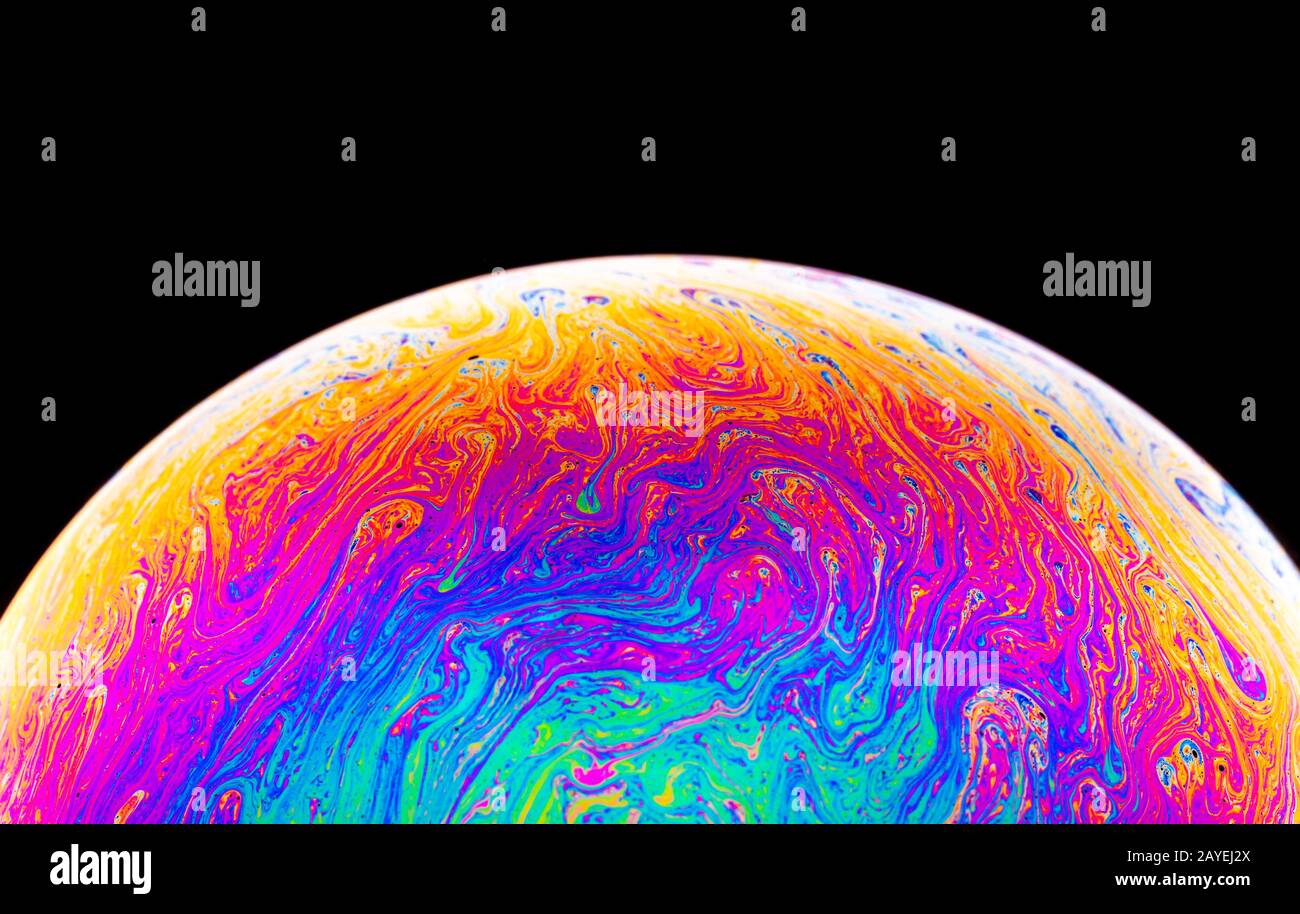 Rainbow soap bubble hi-res stock photography and images - Alamy