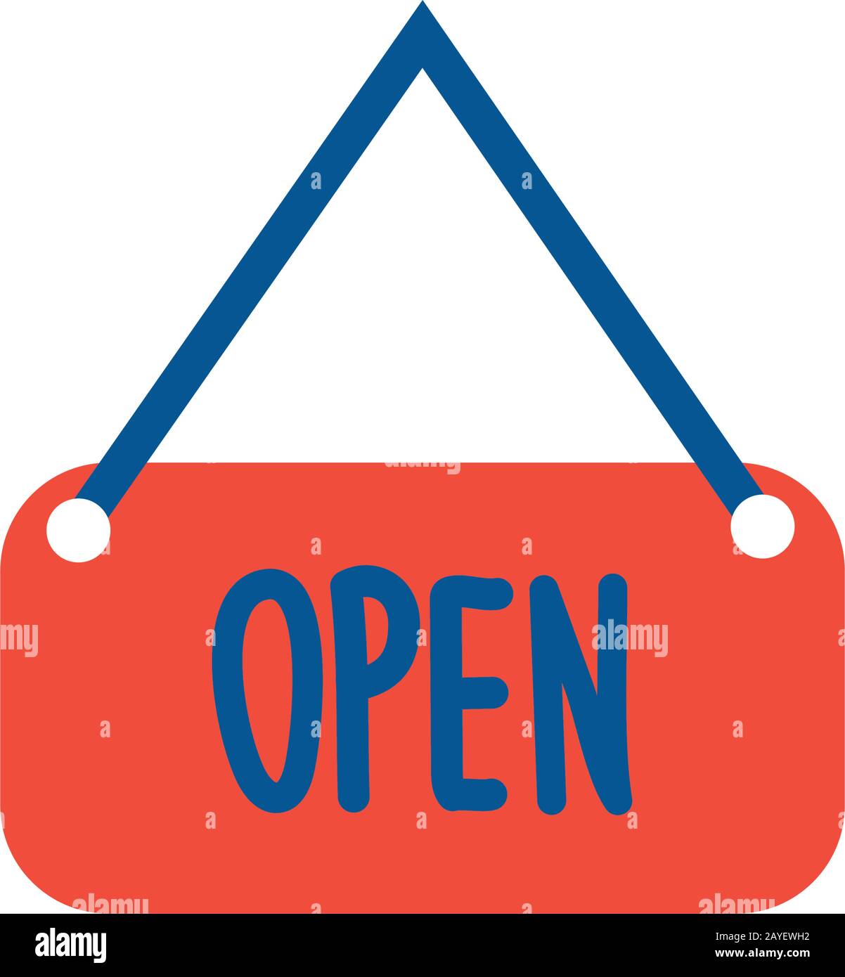 open label hanging flat style icon Stock Vector Image & Art - Alamy