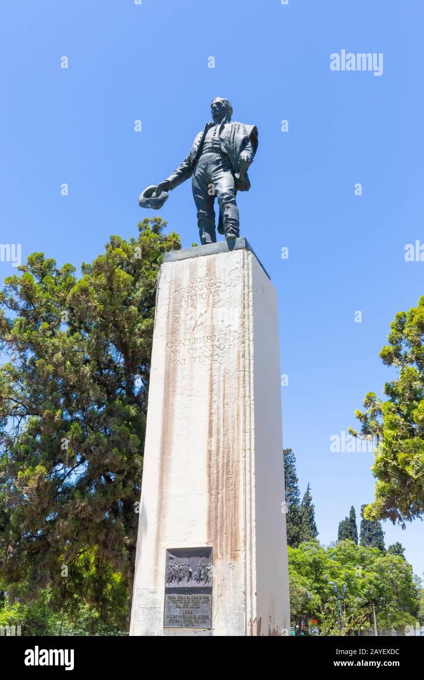 Argentina Cordoba Jose Artigas statue Stock Photo