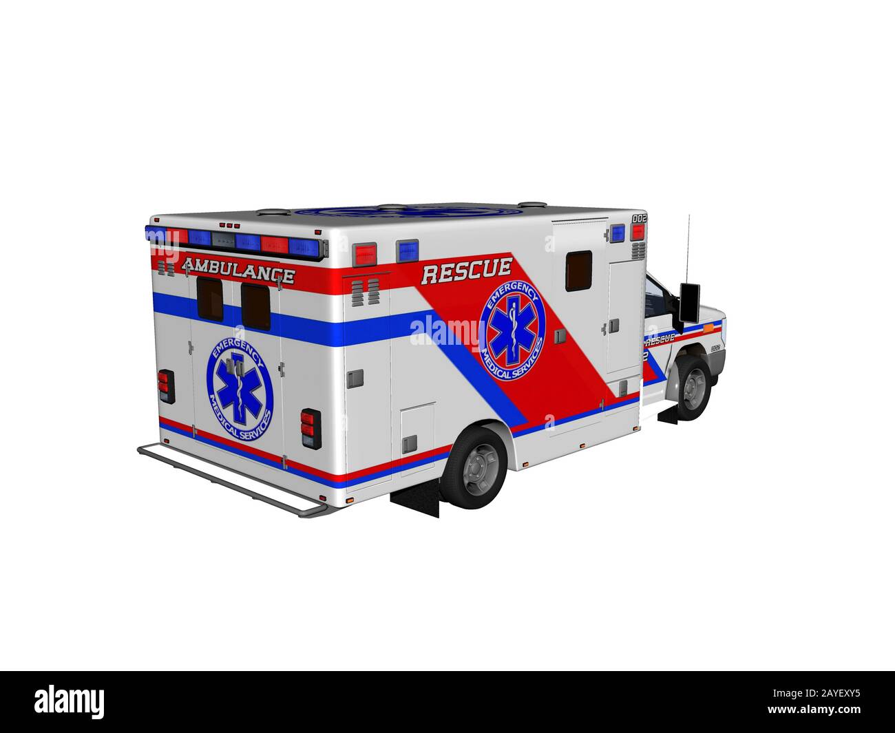 Ambulance for emergencies Stock Photo