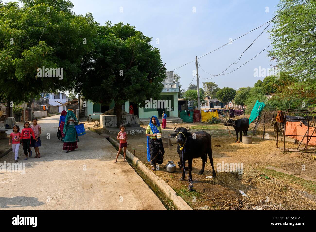 Indian village images hi-res stock photography and images - Alamy