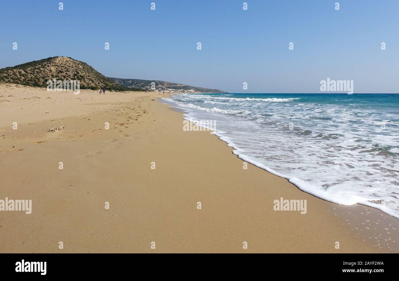 Altinkum Beach or Golden Beach, the most beautiful beach in Northern