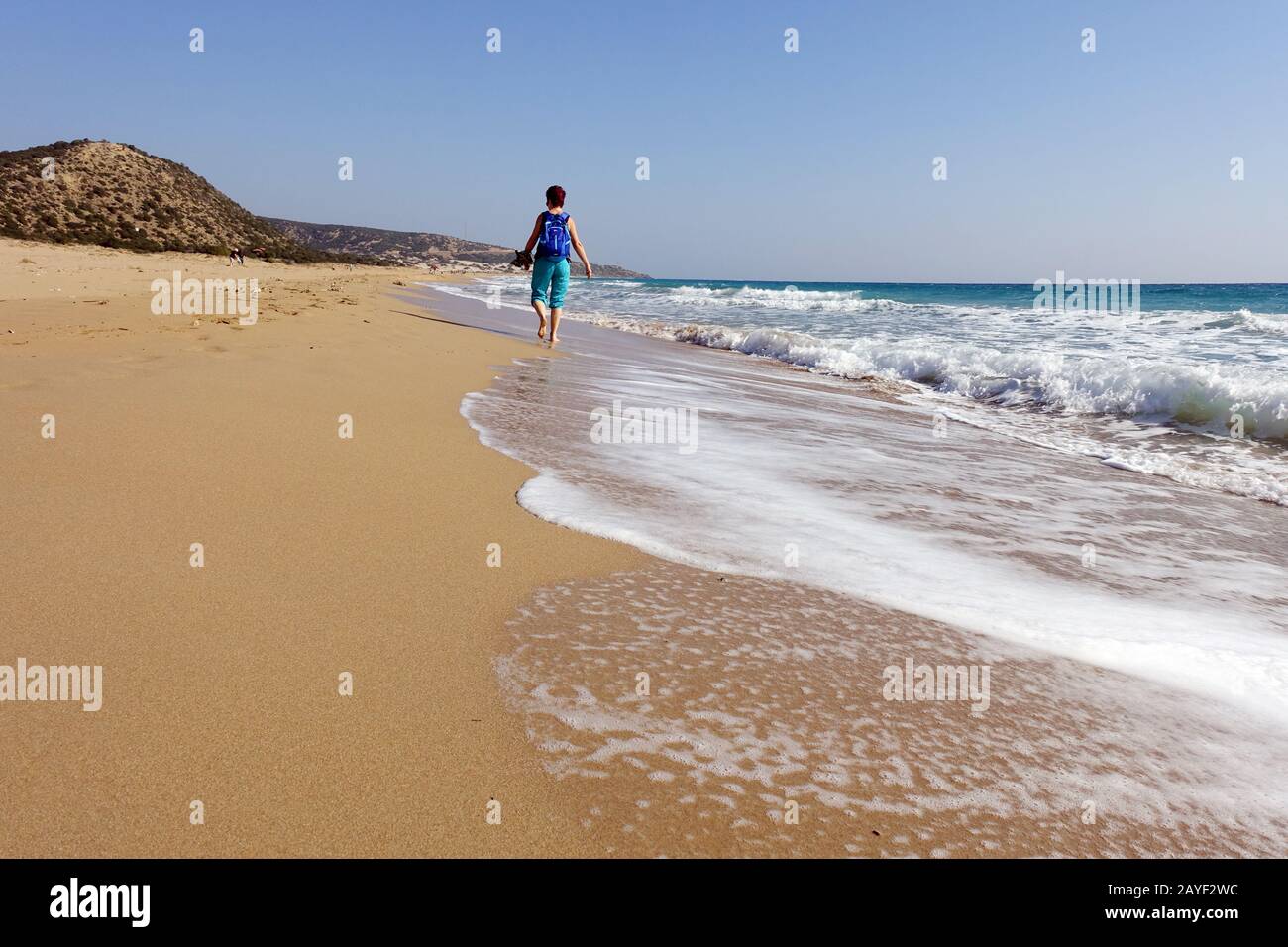 Altinkum Beach or Golden Beach, the most beautiful beach in Northern