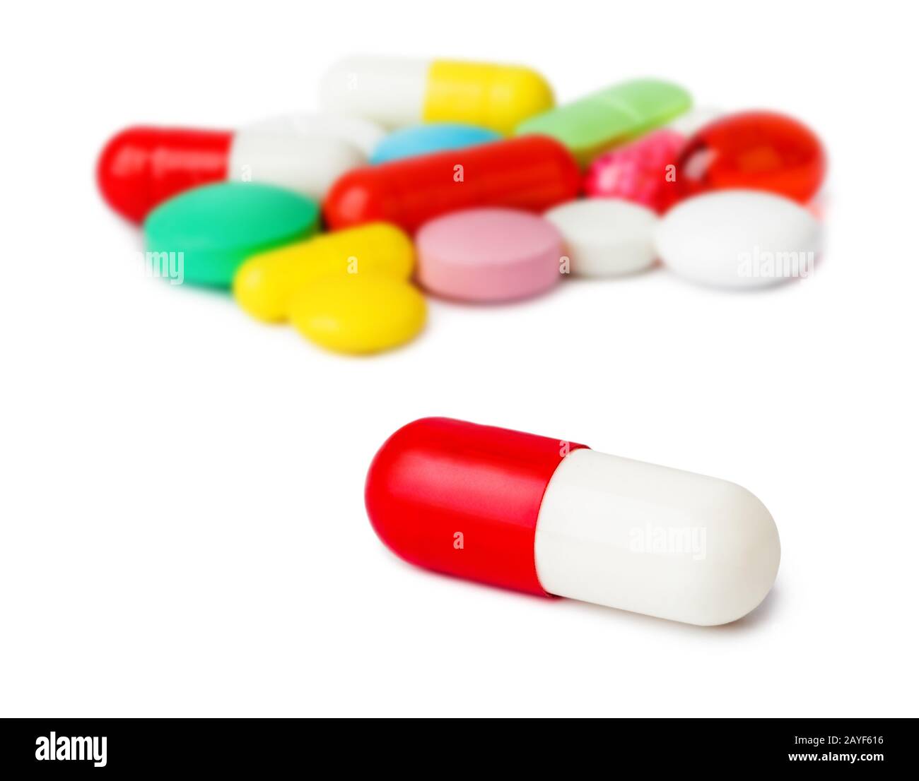 Heap of medical pills Stock Photo