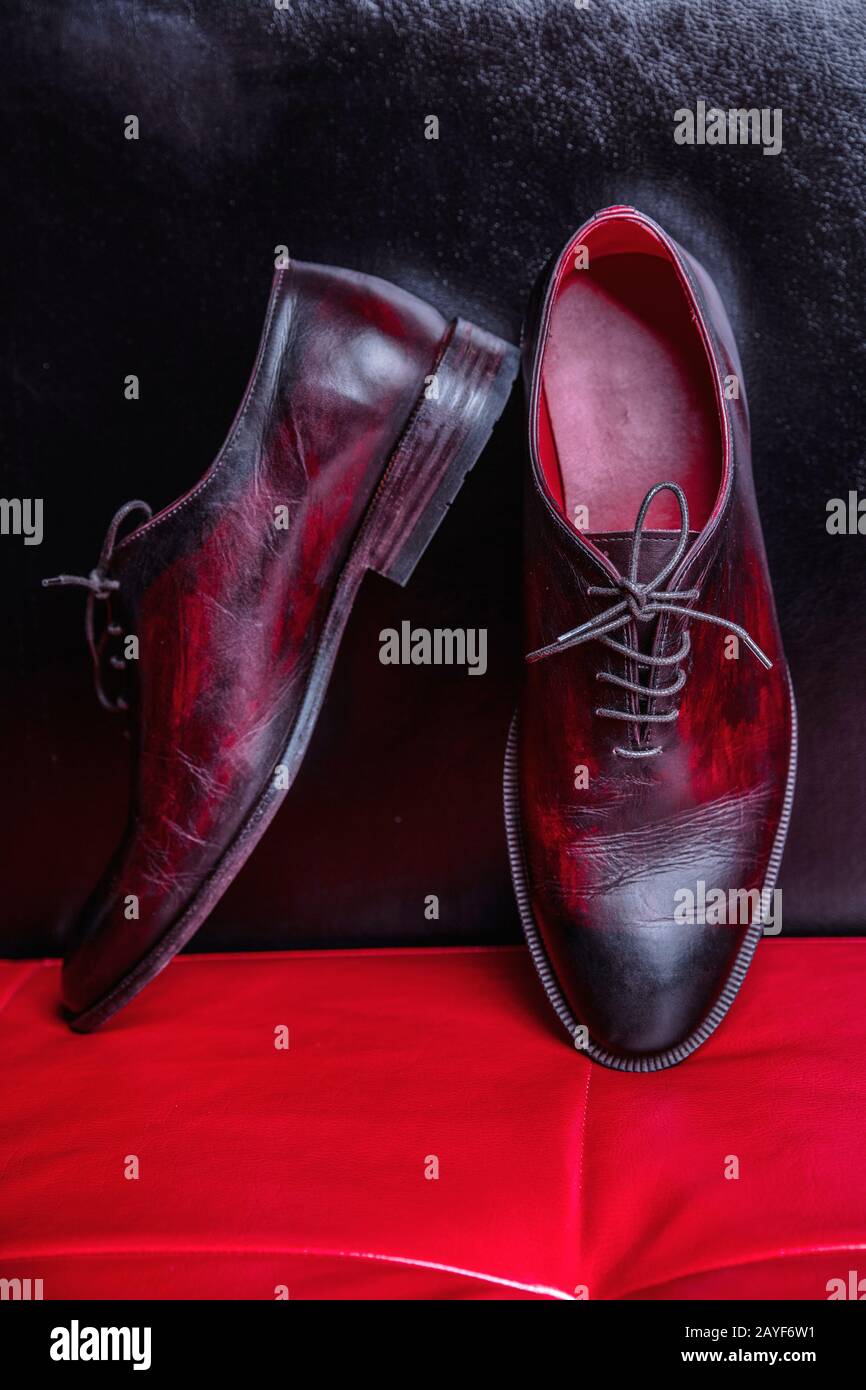 Elegant black shoes men legs hi-res stock photography and images - Alamy